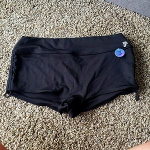 NWT Victoria Secret Pink Ultimate Gym to Swim Bottoms Large